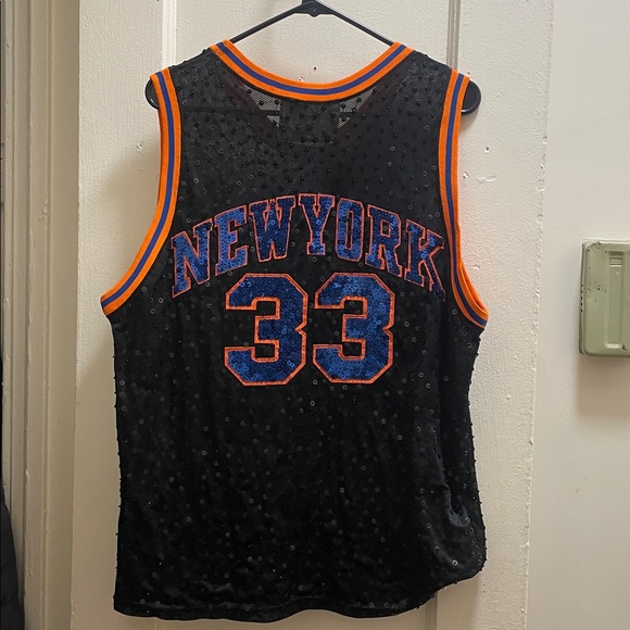 Supreme Black Jersey with Orange and Blue Accents - Picture 2 of 3
